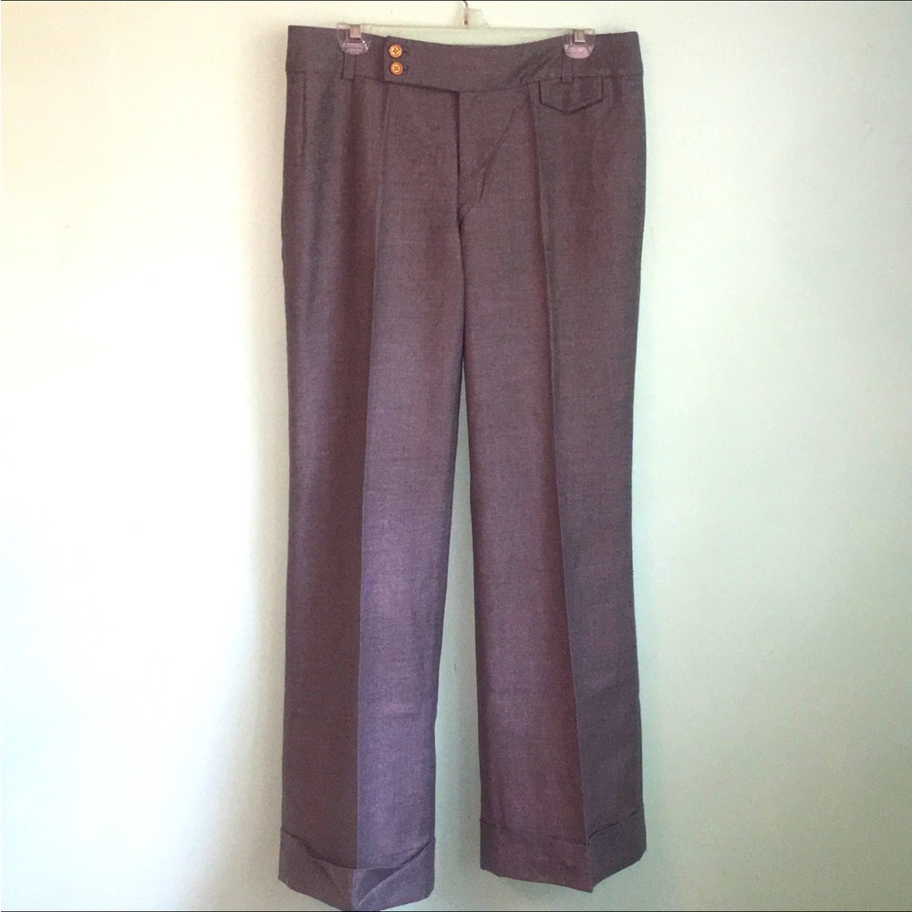 Lilly Pulitzer Wool Cashmere Wide Leg Work Pants Size 8